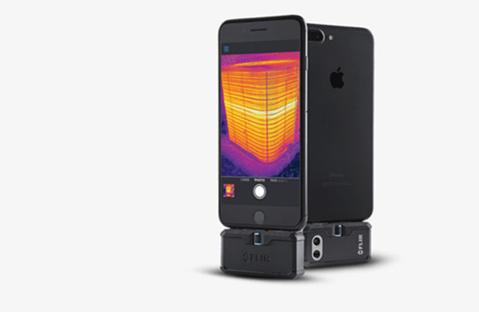 配合智能手机使用的专业级红外热像仪设计