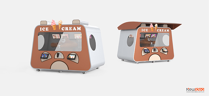 自助冰淇淋售卖机设计