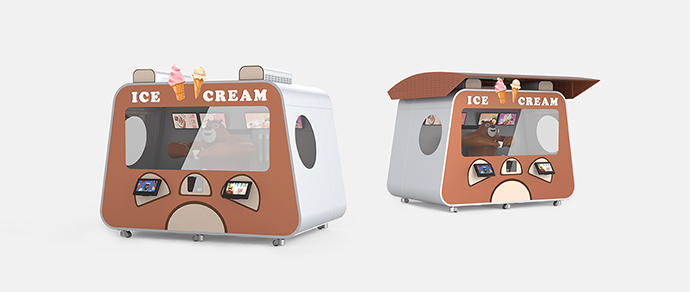 无人冰淇淋售卖机设计